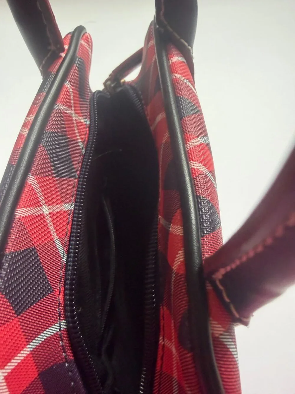 Tommy Hilfiger Plaid Satchel